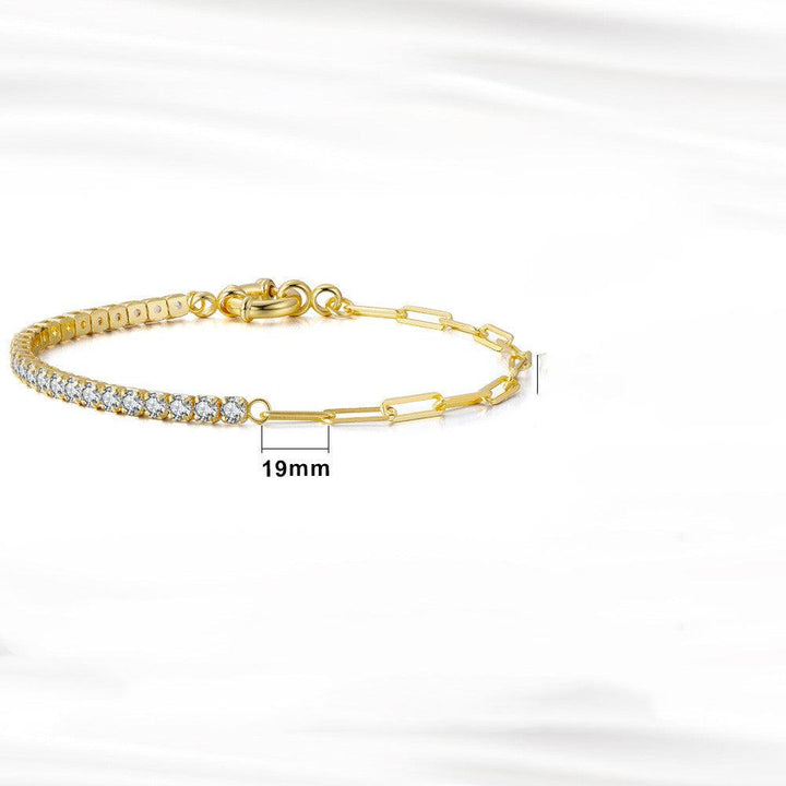Women's Fashion Casual Sterling Silver Bracelet - Trendha