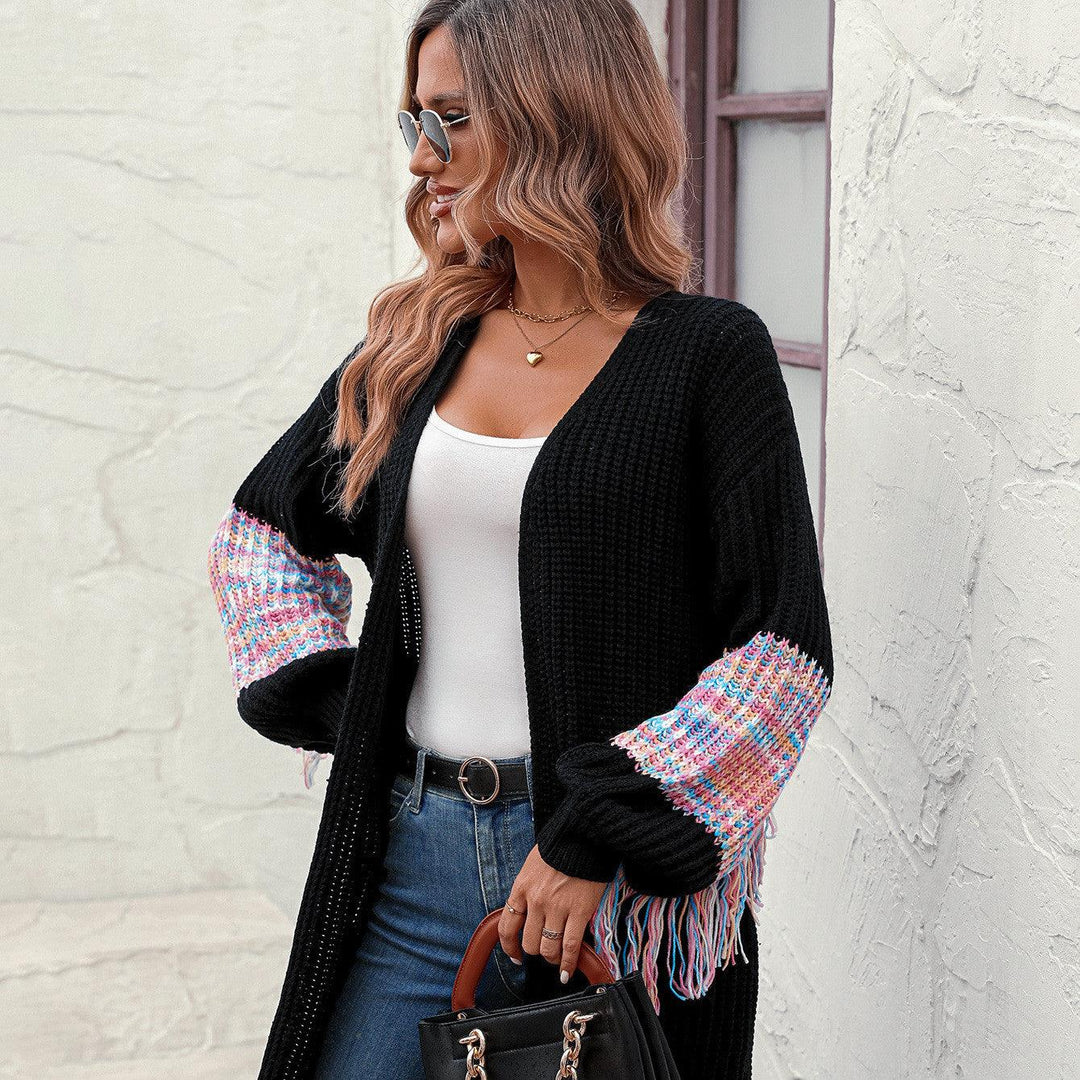 Women's Fashion Casual Tassel Sweater - Trendha