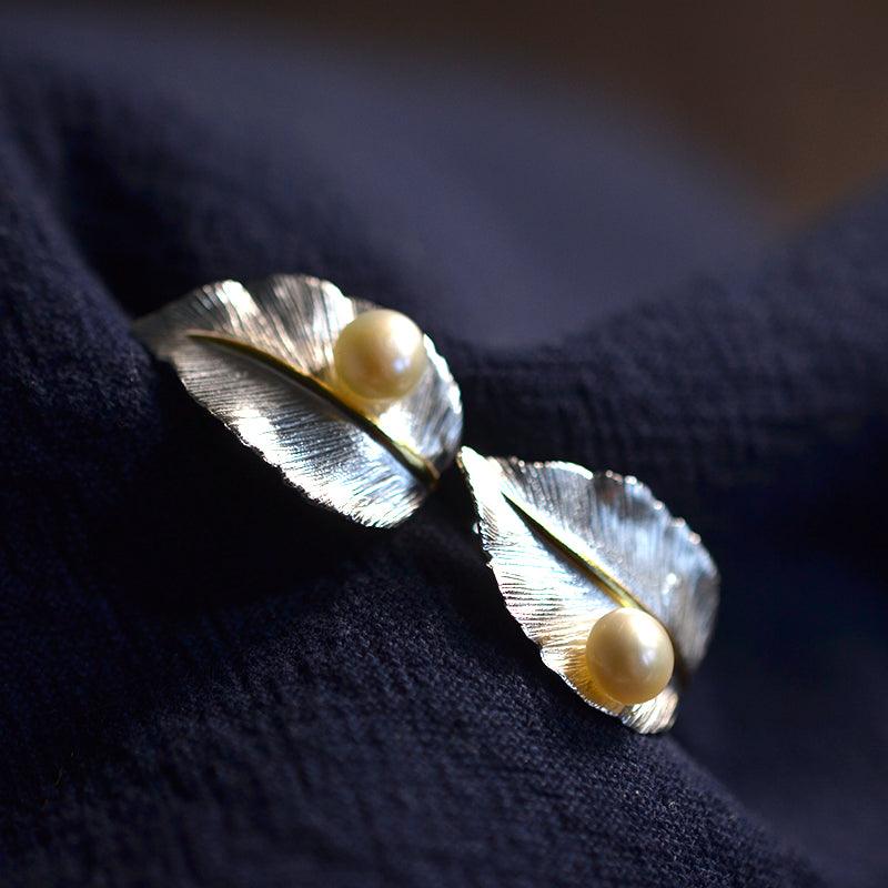 Women's Fashion Natural Pearl Earrings - Trendha