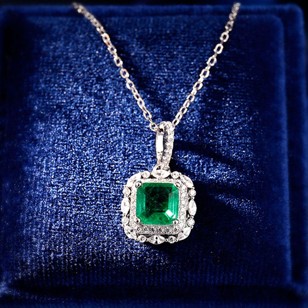Women's Fashion Personality Emerald Necklace - Trendha