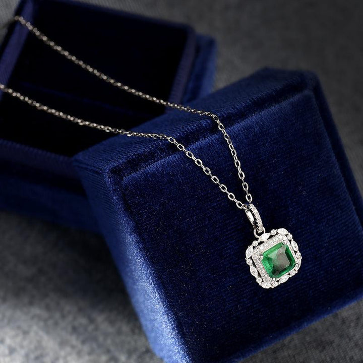 Women's Fashion Personality Emerald Necklace - Trendha