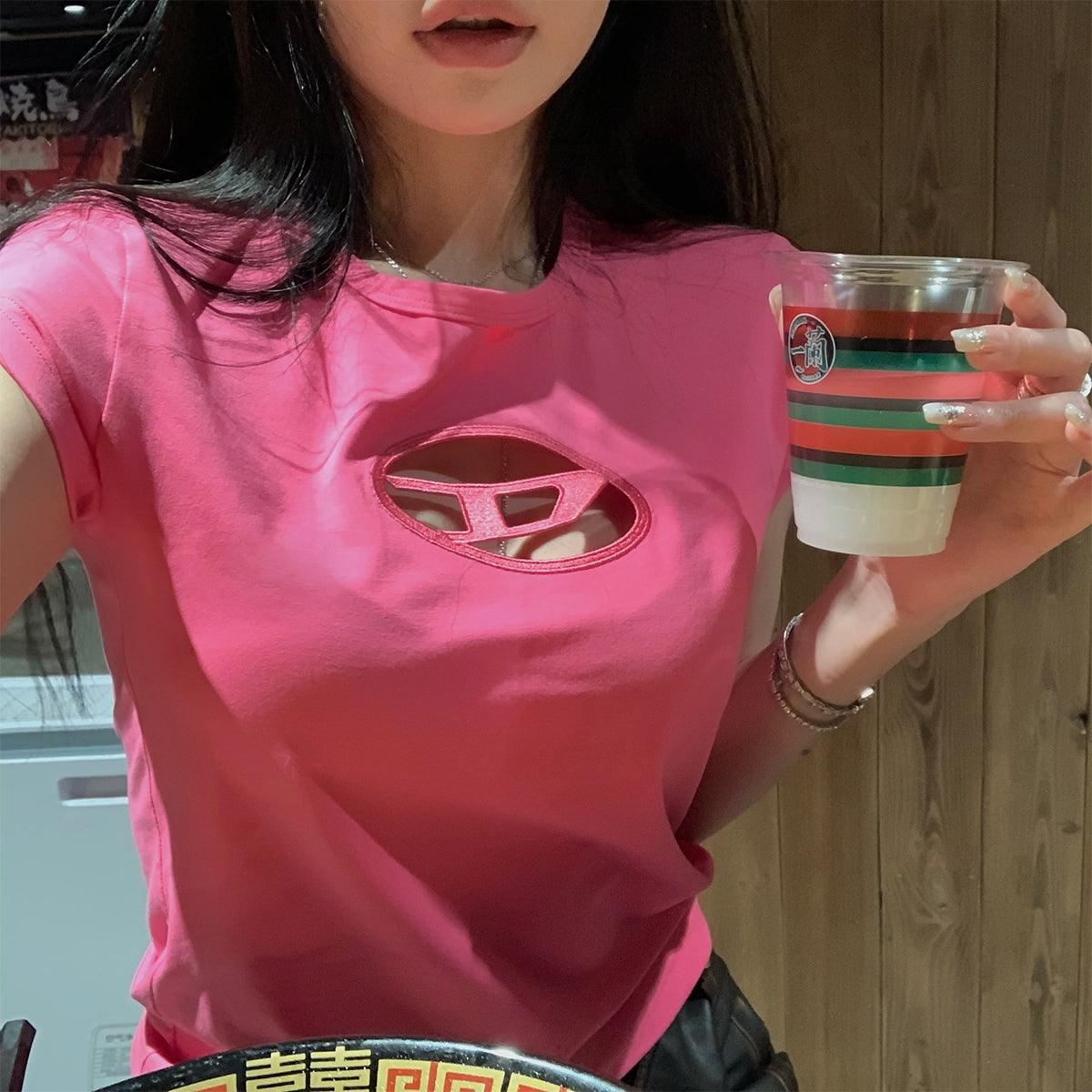 Women's Fashion Simple Slim-fit Figure Flattering Top - Trendha