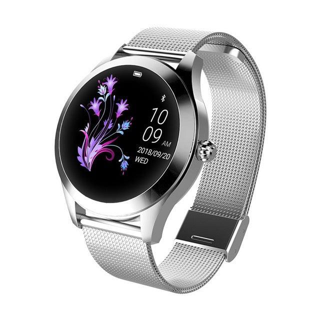 Women's Fashion Smart Watch, Heart Rate Monitor, Exercise Pedometer, Sleep Monitor, IP68 Waterproof - Trendha