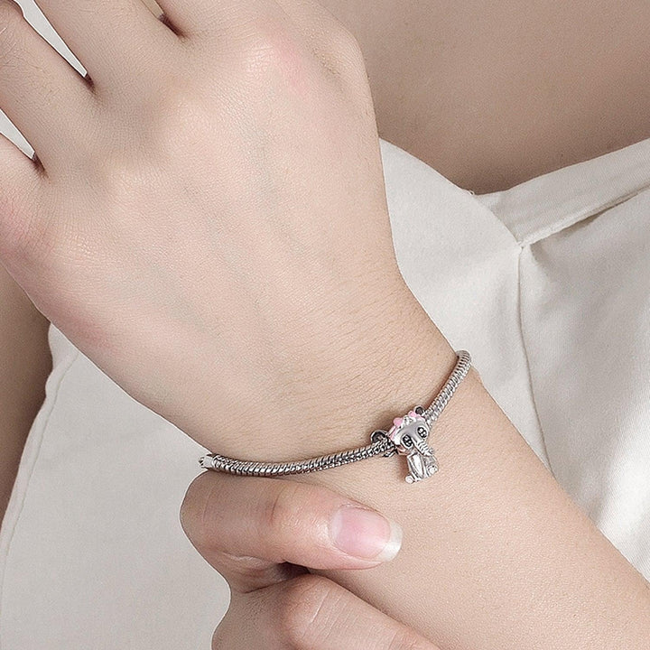 Women's Fashion Sterling Silver Snake Bone Bracelet - Trendha