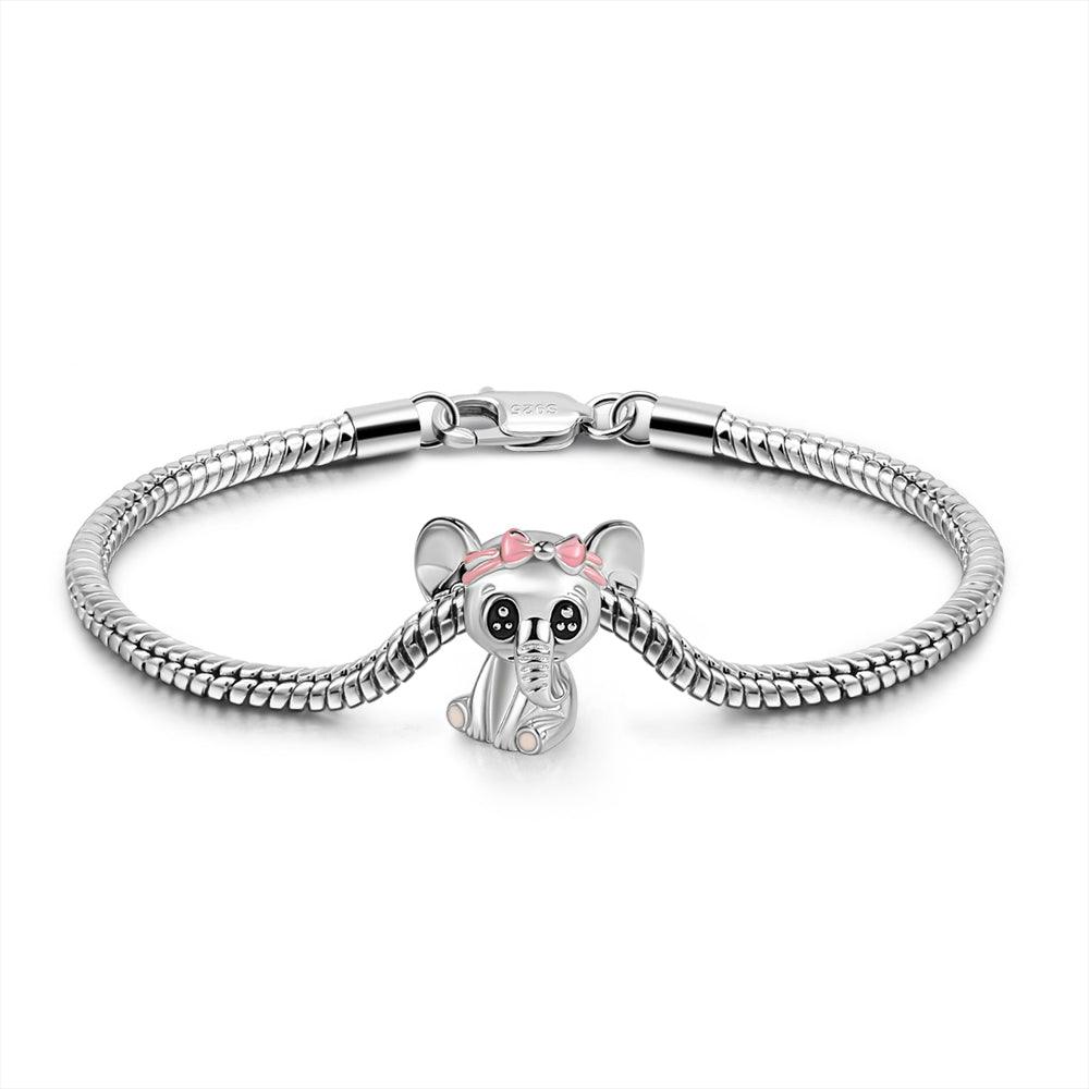 Women's Fashion Sterling Silver Snake Bone Bracelet - Trendha