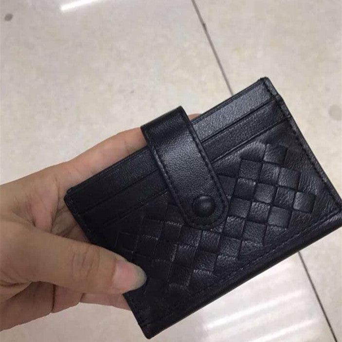 Women's Multi-card Thin Folding Sheepskin Wallet - Trendha