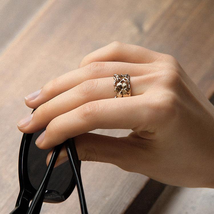 Women's Niche Design Sterling Silver Ring - Trendha