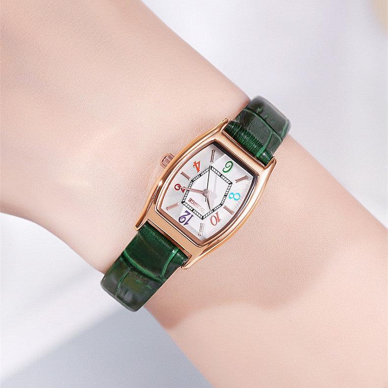 Women's Niche Design Stylish Roman Literal Watch - Trendha