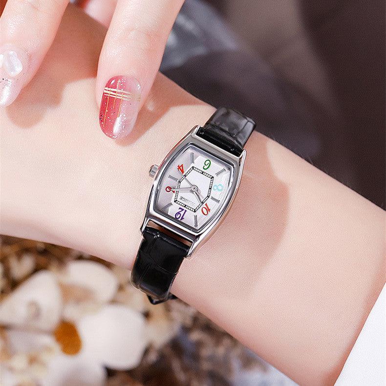 Women's Niche Design Stylish Roman Literal Watch - Trendha