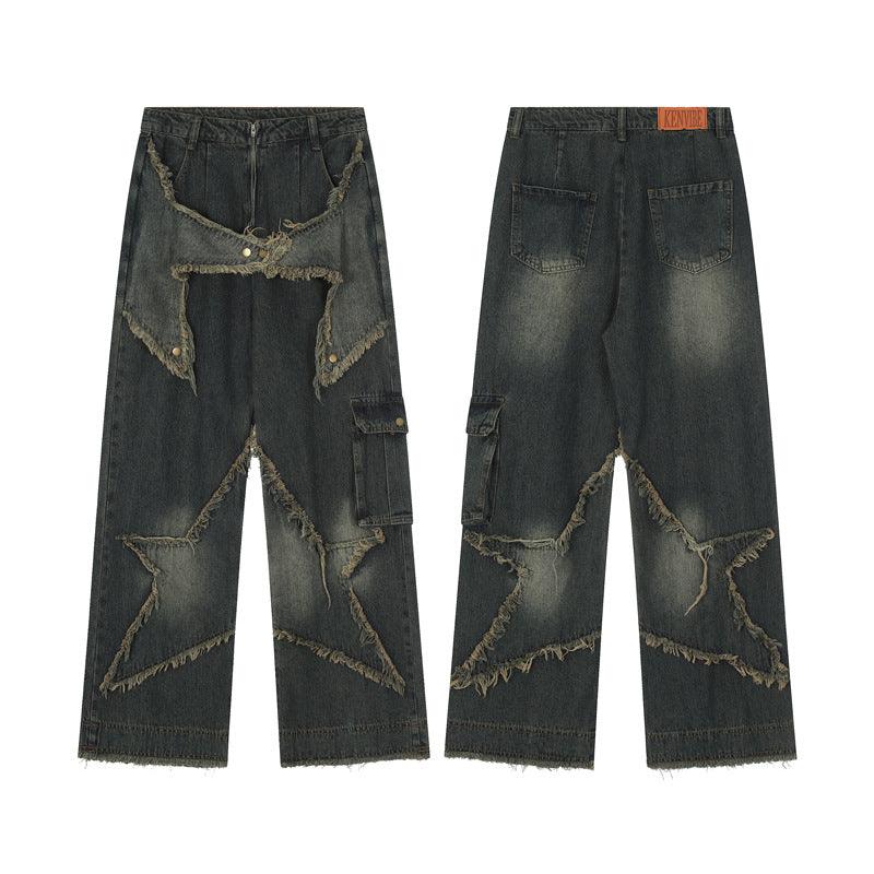 Women's Washable Loose Fitting Straight Leg Jeans