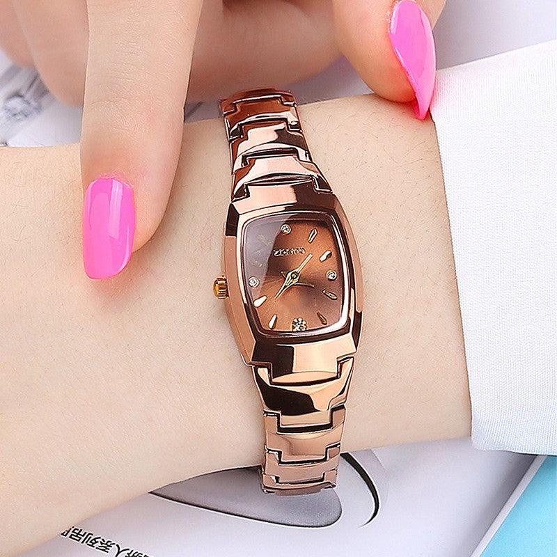 Women's Waterproof Tungsten Steel Quartz Watch - Trendha