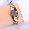 Color: Rose gold plaid pattern
