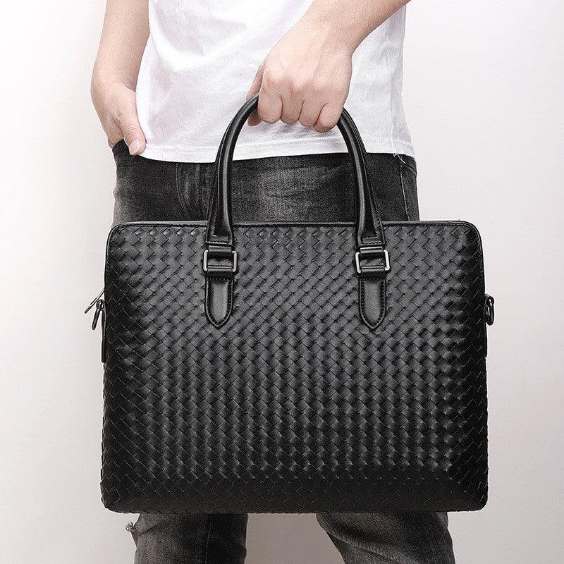 Woven Handbag Korean Fashion Men's Casual Official Document - Trendha