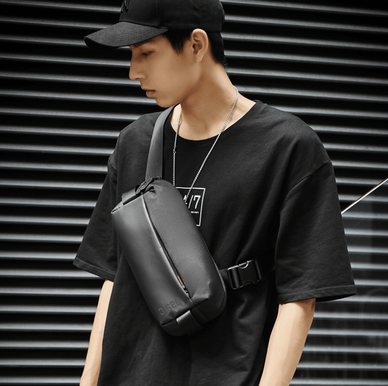 Zip Fastener Men's Bag Casual Versatile Shoulder - Trendha
