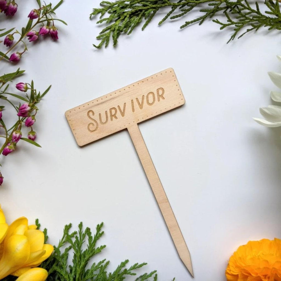 “Survivor” Garden Marker - Trendha