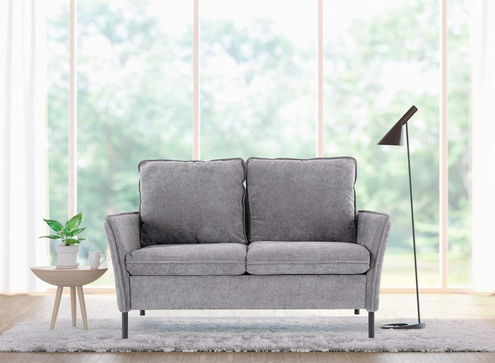 Loveseat,Arm Chair Small Couch and Sofa, Small Loveseat for Small Spaces, Upholstered Loveseat for Living Room,Modern Tufted Fabric Loveseat - Trendha