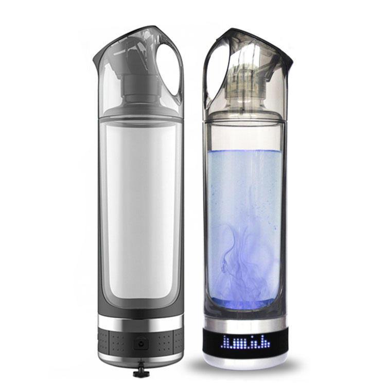 Portable USB Rechargable Hydrogens Rich Water Ionizer Maker Bottle Cup H2 USB Cable - Trendha