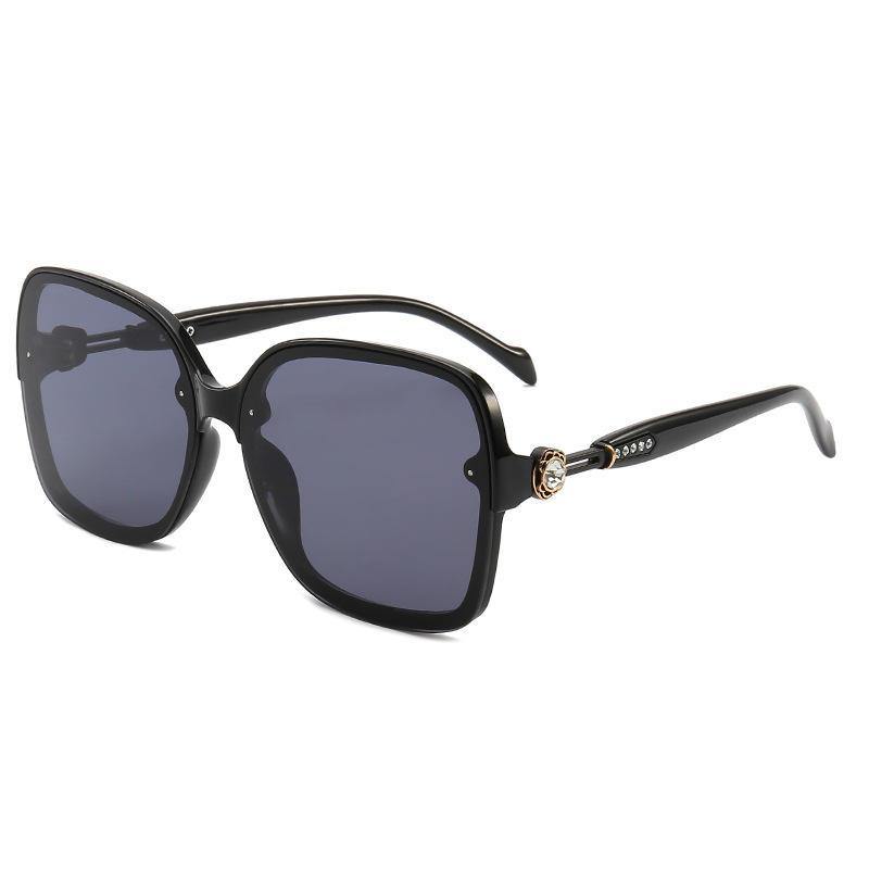Women's Fashion Sunglasses Large-framed Anti UV400 Glasses - Trendha