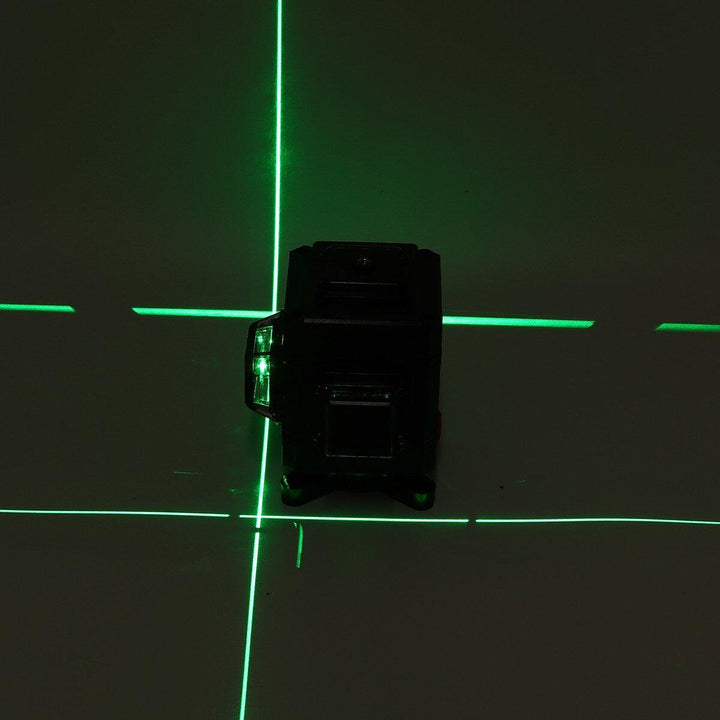 12/16 Line Green Light Laser Level Digital Self Leveling 360° Rotary Measure Tool - Trendha