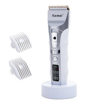 KEMEI Hair Clipper Electric Hair Trimmer Hair Shaving Machine For Barber Hair Cutting Beard Trimmer Electric Razor KM-838 - Trendha