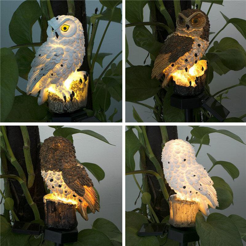 Waterproof Solar Power Owl LED Lawn Light Garden Yard Landscape Ornament Lamp Home Outdoor Decoration - Trendha