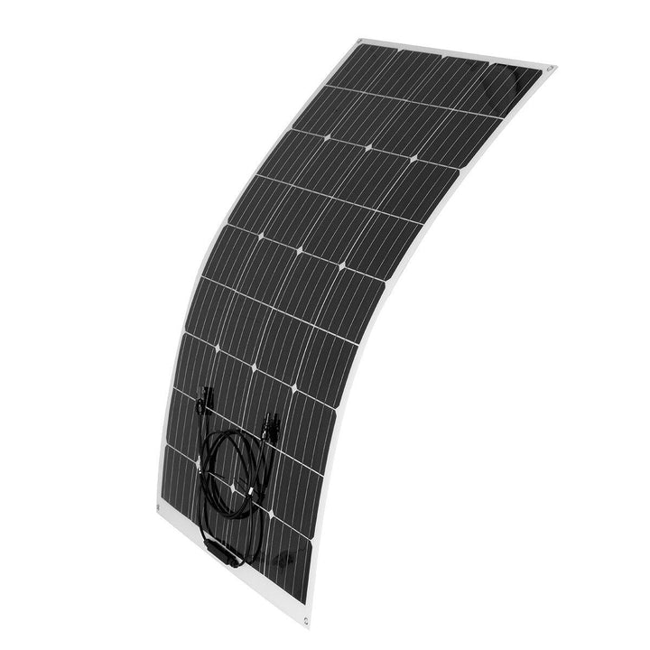 150W 18V Highly Flexible Monocrystalline Solar Panel Connector Car Boat Camping - Trendha