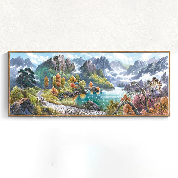 Full Drill DIY 5D Diamond Scenery Embroidery Art Painting Kits Home Decorations - Trendha