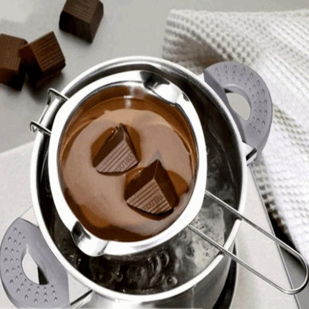 11cm Stainless Steel Chocolate Butter Melting Pot Pan Kitchen Milk Bowl Boiler - Trendha