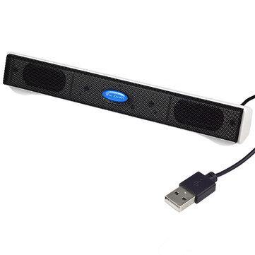 ENKOR XB-19 Mini USB 2.0 Multimedia Full Frequency Loud Speaker Support Dual-Channel Sound Card Audio For Computer Laptop - Trendha