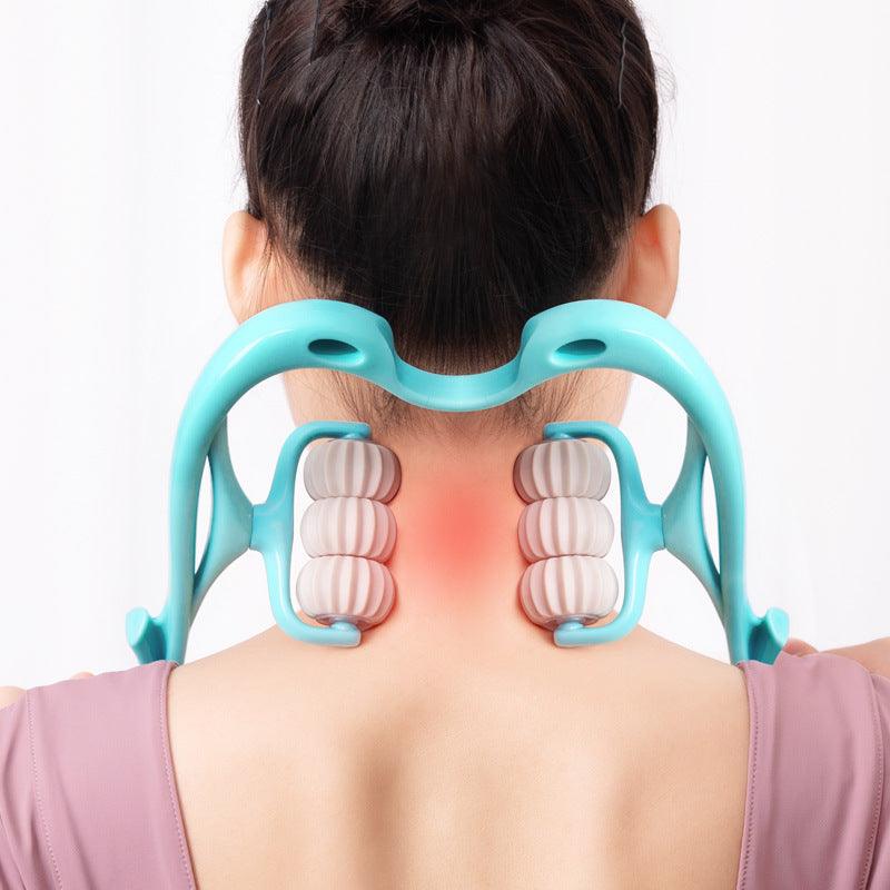 Manual Roller Neck Massager and Accessories