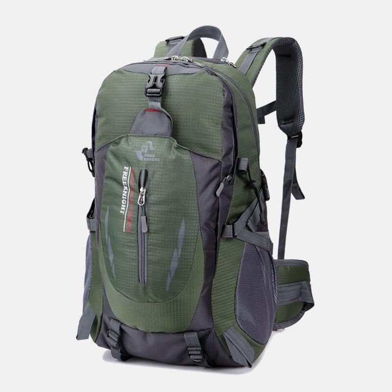 Men Large Capacity 40L Multi-pockets Anti-scratch Load-bearing Mountaineering Multifunctional Buckle Outdoors Backpack - Trendha