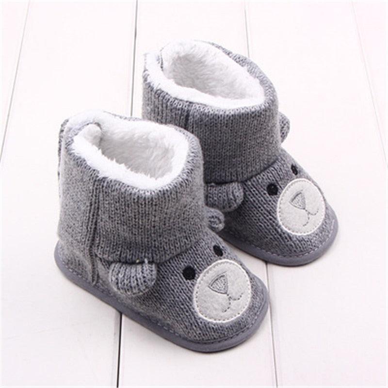 Baby's Warm Soft High Cotton Shoes - Trendha