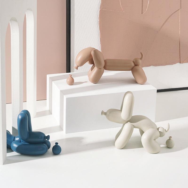 Wave Spectrum Balloon Dog Ornament Decoration - Trendha