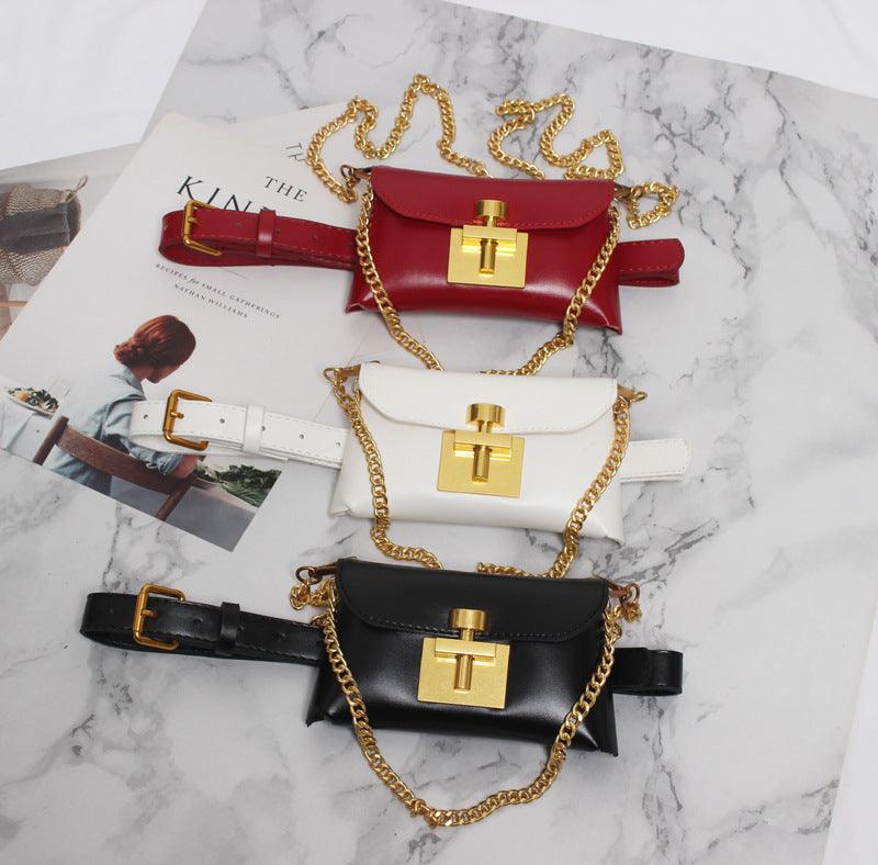 Super Fire Small Waist Bag Female Chain Bag Mobile Phone Bag - Trendha