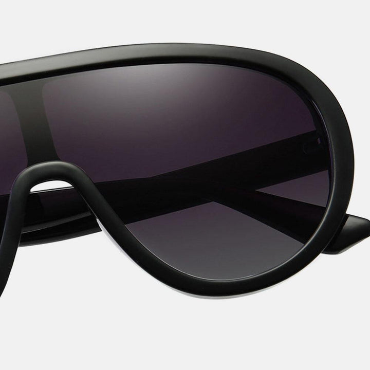 Unisex One-piece Lens Large Full Frame UV Protection Sunshade Fashion Sunglasses - Trendha
