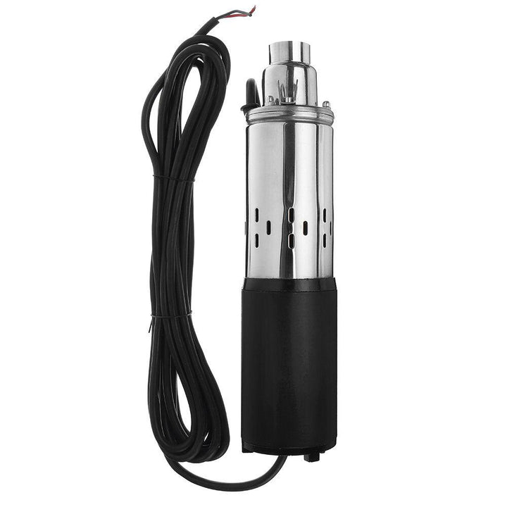 DC 12V/24V 3m³/h 300W Peak Solar Submersible Pump Stainless Steel Deep Well Water Pump - Trendha