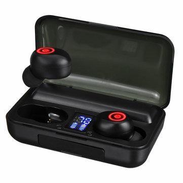 F9-3 TWS bluetooth Bilateral Stereo Noise Reduction IPX5 Waterproof Earphone Headphones with Charging Case - Trendha