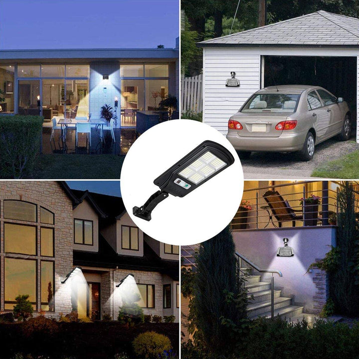 240LED/320LED Solar Wall Street Light PIR Motion Sensor Waterproof Outdoor Garden Light - Trendha