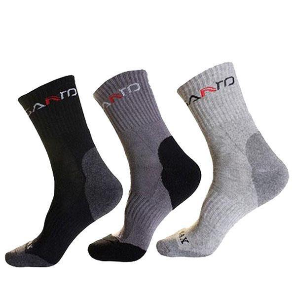Men Breathable Sport Running Socks Casual Soft Middle Tube Solid Color Socks - Trendha