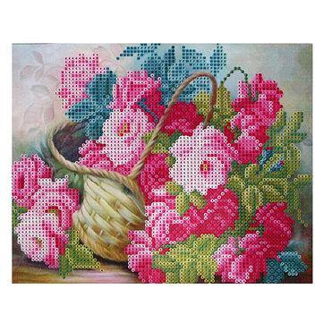 DIY 5D Diamond Painting Flower Basket Art Craft Embroidery Cross Stitch Kit Handmade Wall Decorations Gifts for Kids Adult - Trendha