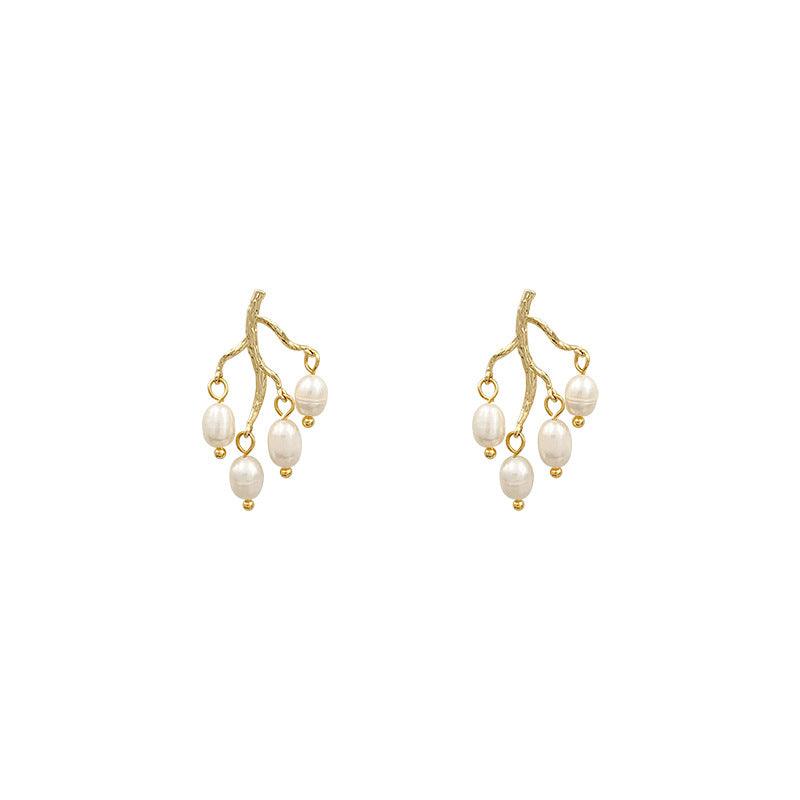 Pearl branch earrings earrings women - Trendha