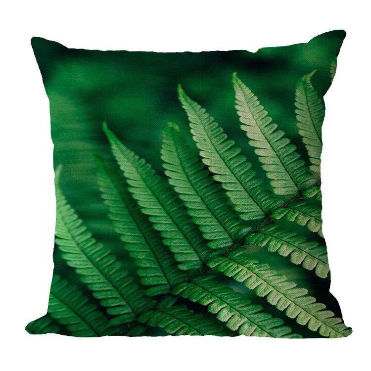 Tropical Plant Flax Pillowcase Hot Selling Car Cushion Home Sofa Cushion - Trendha