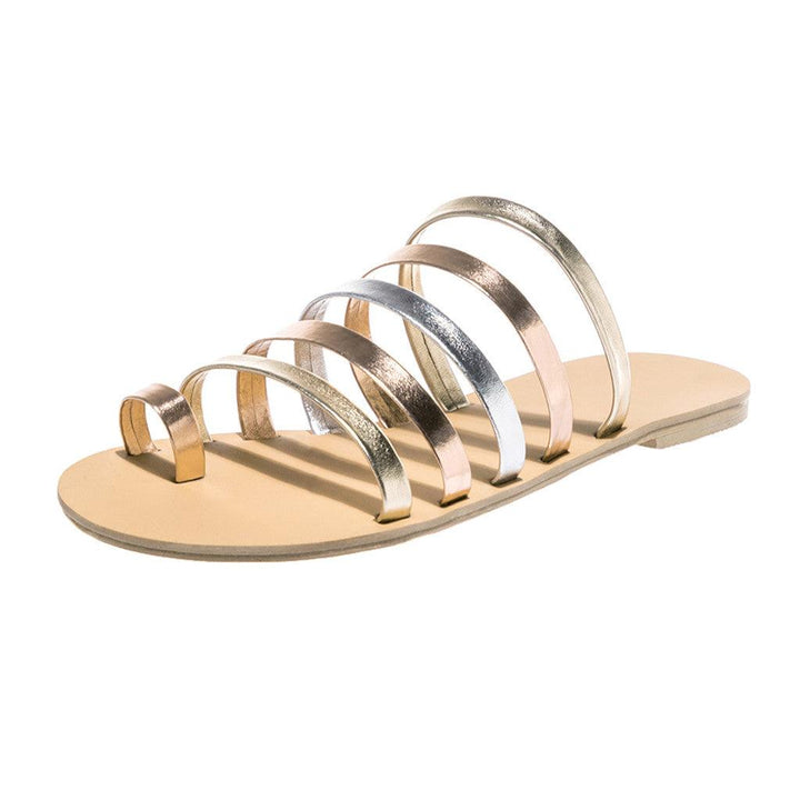 Beach flat sandals - Trendha