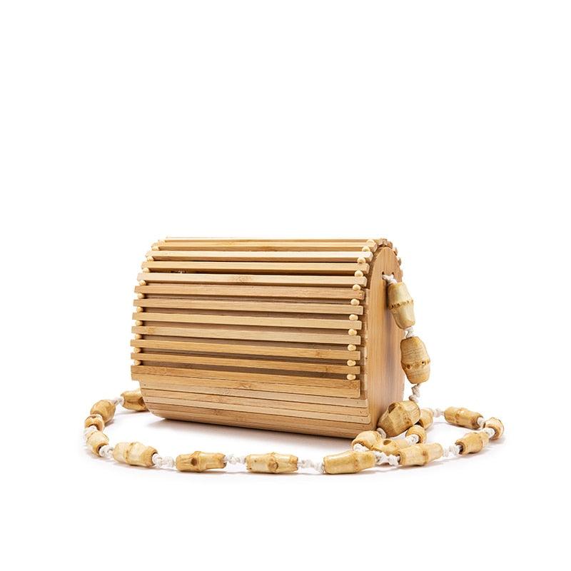 Women's bamboo shoulder bag - Trendha