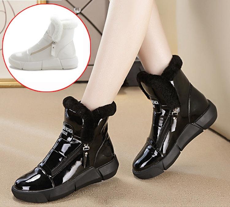 Warm casual cotton boots - Trendha
