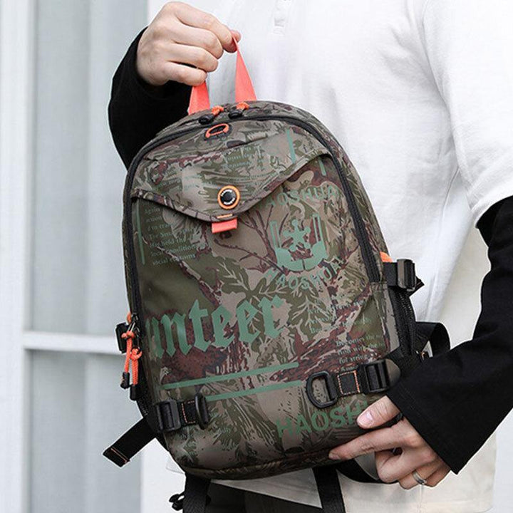 Men Nylon Multifunctional Tactical Outdoor Riding Climbing Sport Backpack - Trendha