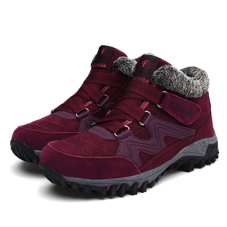 Fleece-Lined Ankle Boots