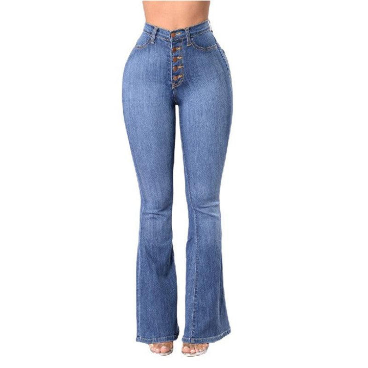 New high waist stretch jeans - Trendha