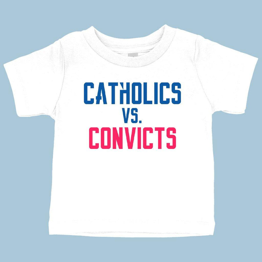 Baby Catholics vs Convicts T-Shirt - Football T-Shirts - Trendha