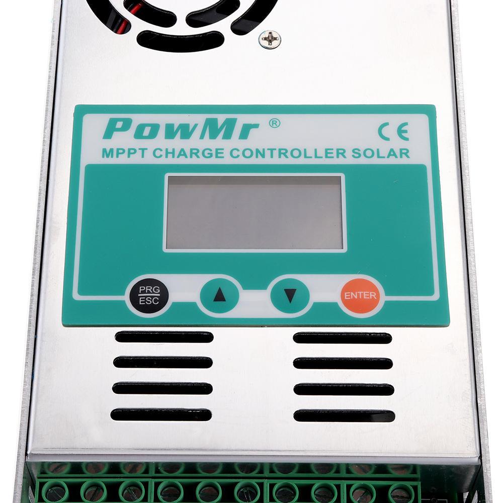 PowMr MPPT 60A Solar Charge and Discharge Controller 12V 24V 36V 48V Auto for Max PV 190VDC Lead Acid Lithium Battery - Trendha